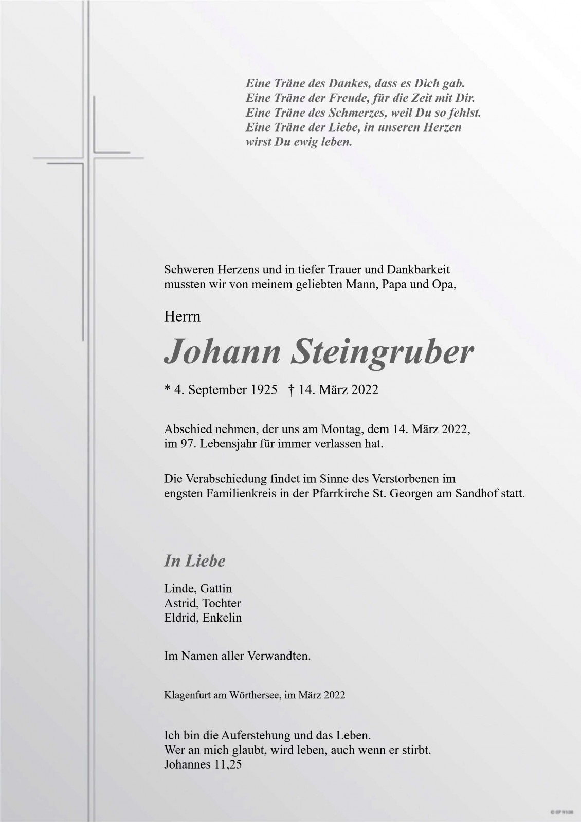 Parte Johann Steingruber