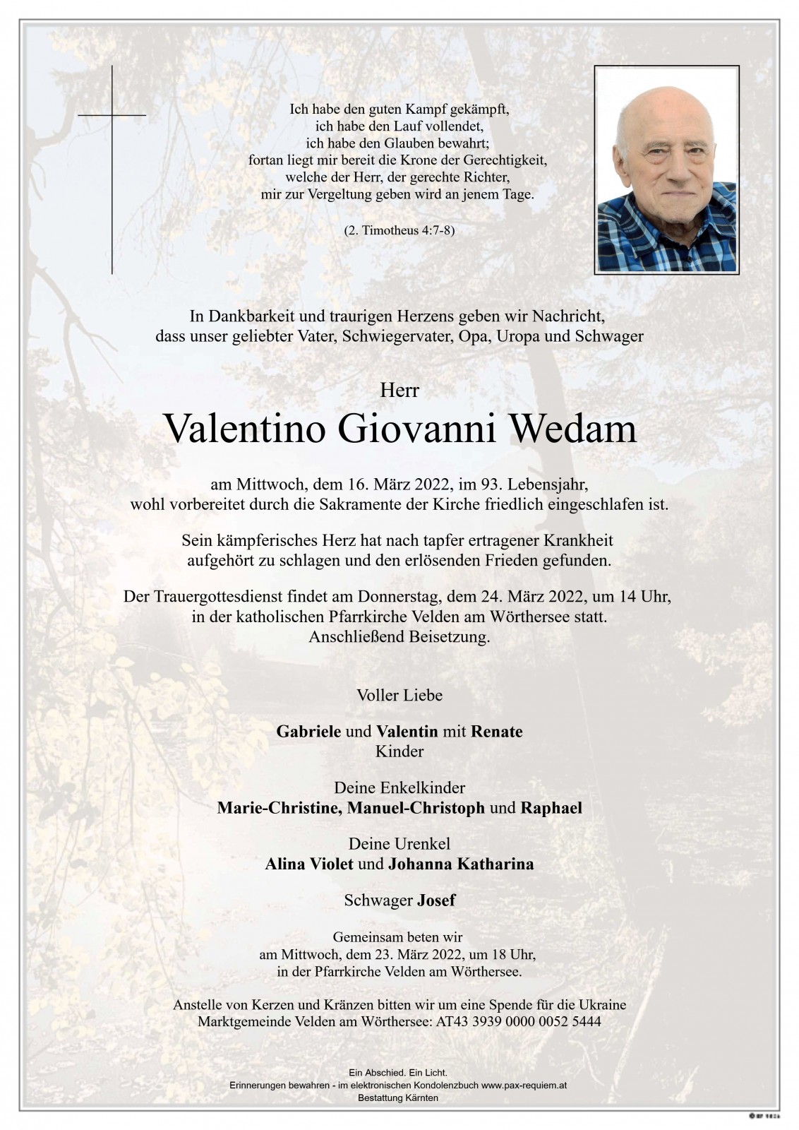 Parte Valentino Giovanni Wedam