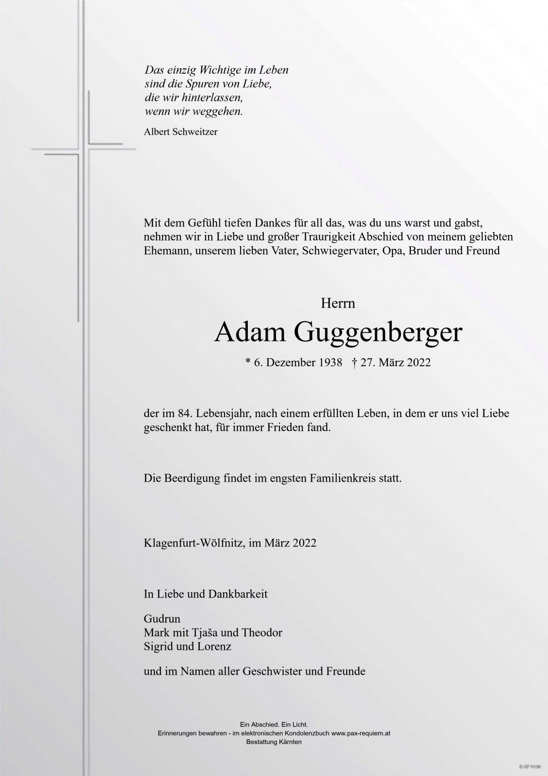 Parte Adam Guggenberger