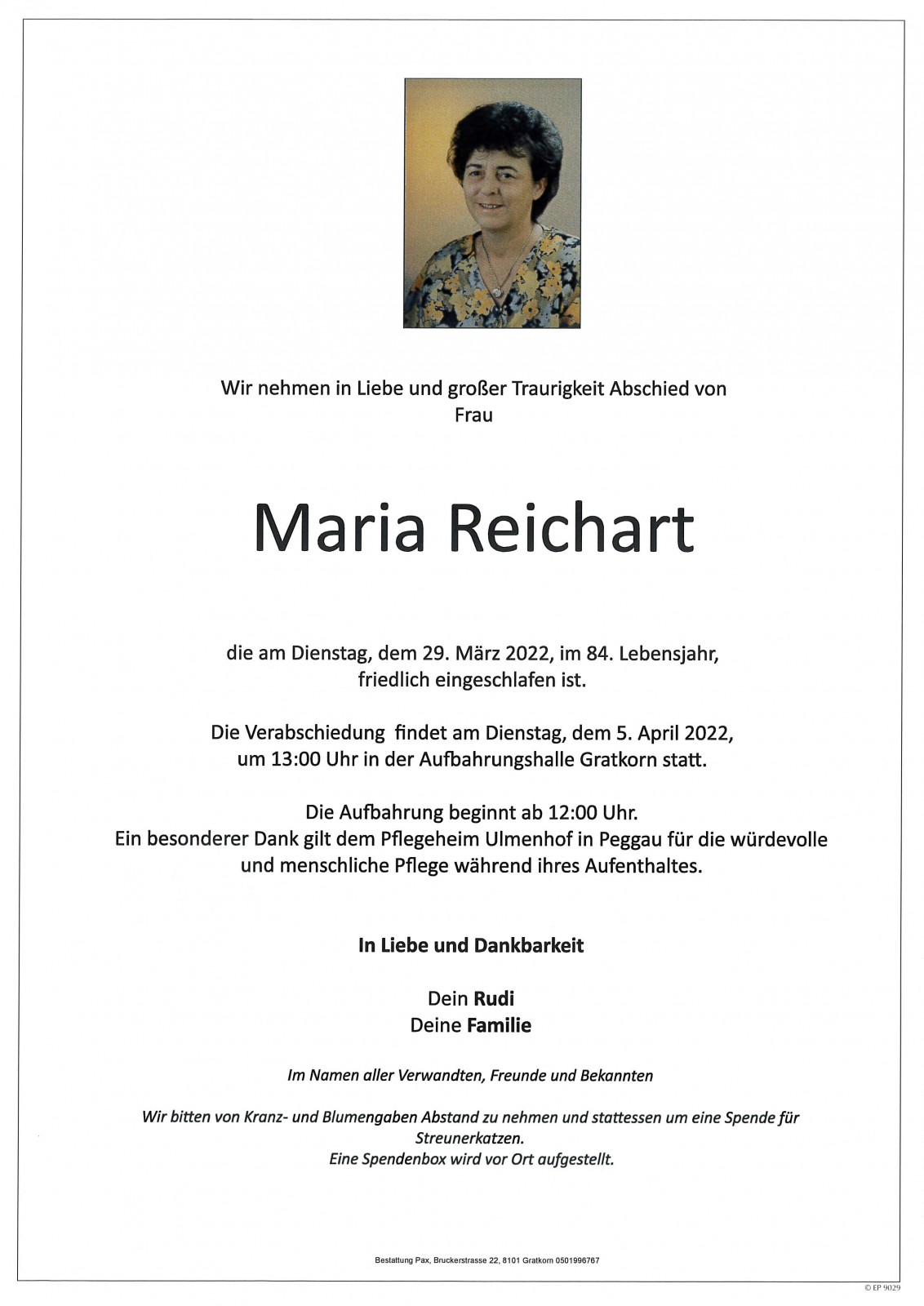 Parte Maria Reichart