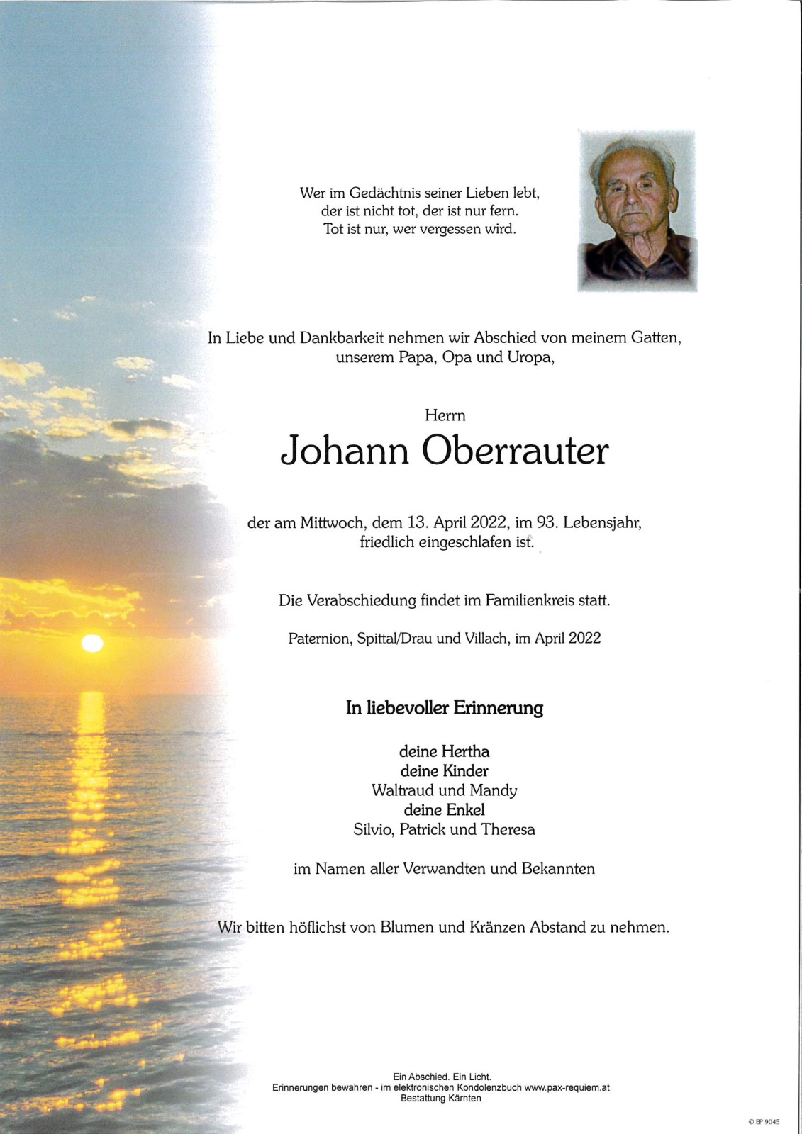 Parte Johann Oberrauter