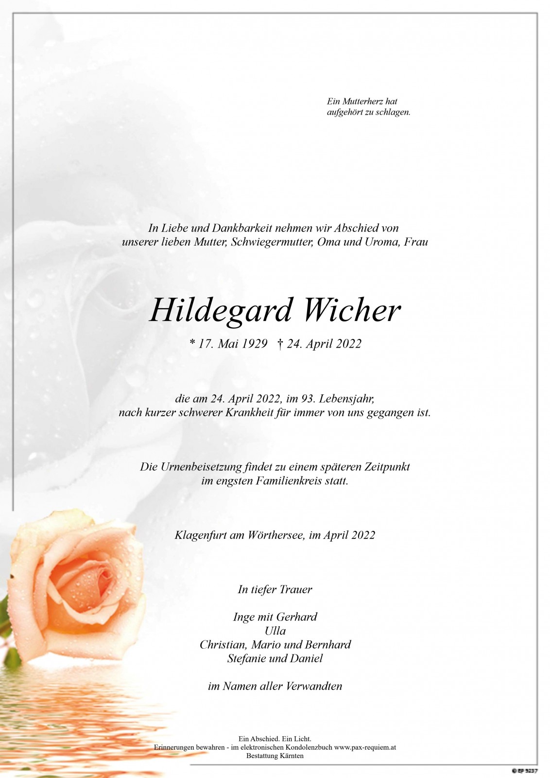 Parte Hildegard Wicher