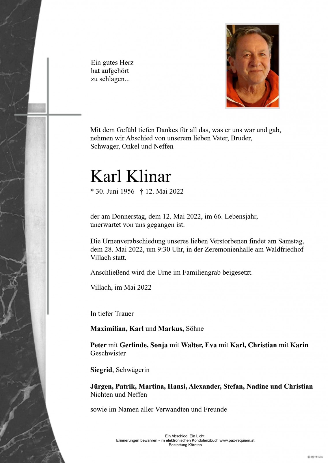 Parte Karl Klinar