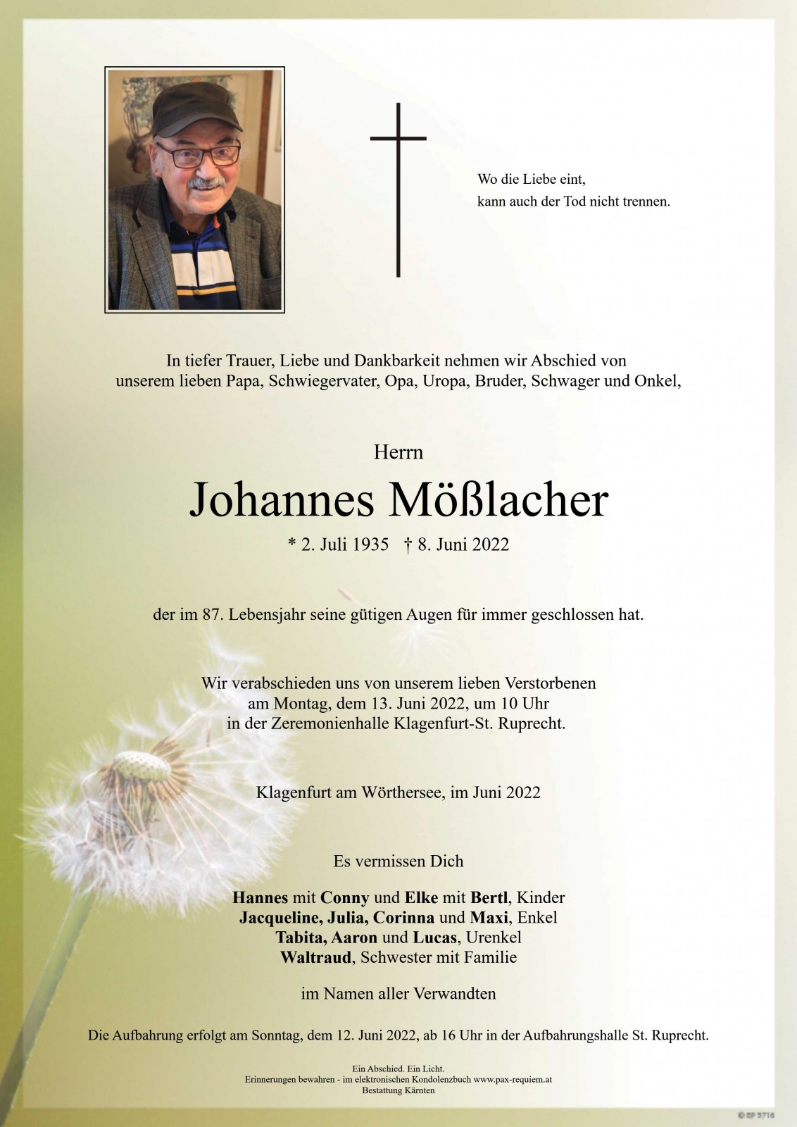 Parte Johannes Mößlacher