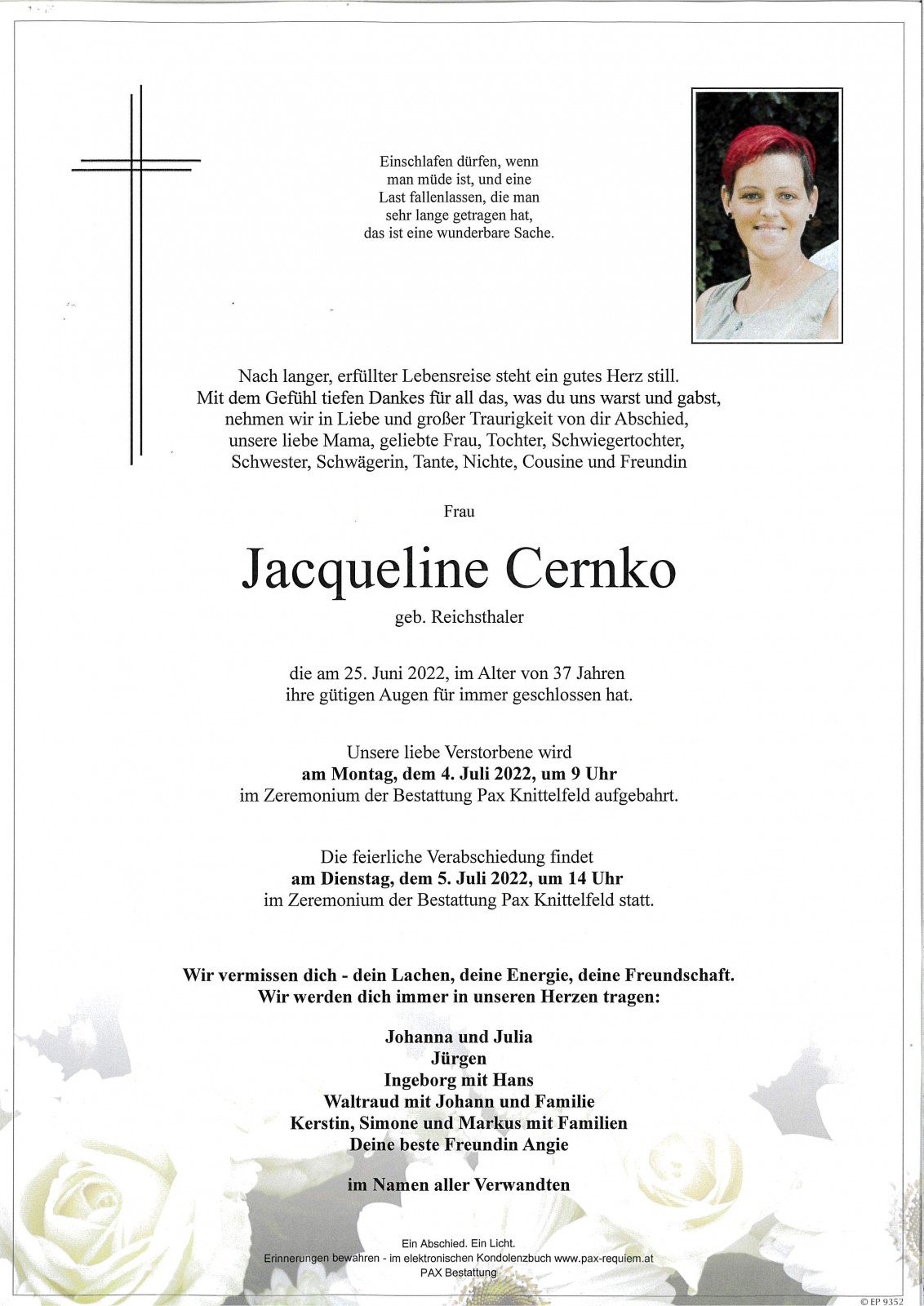 Parte Jacqueline Cernko