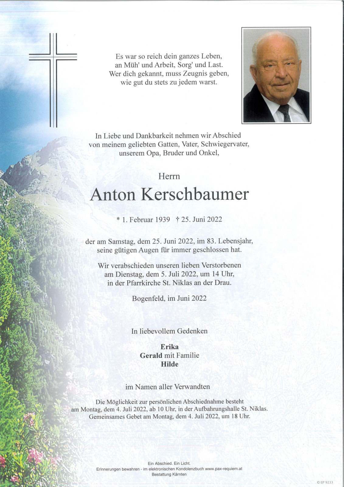 Parte Anton Kerschbaumer