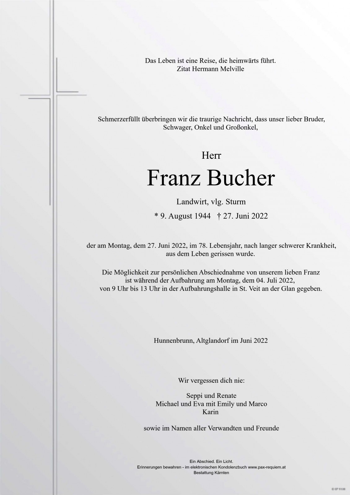 Parte Franz Bucher