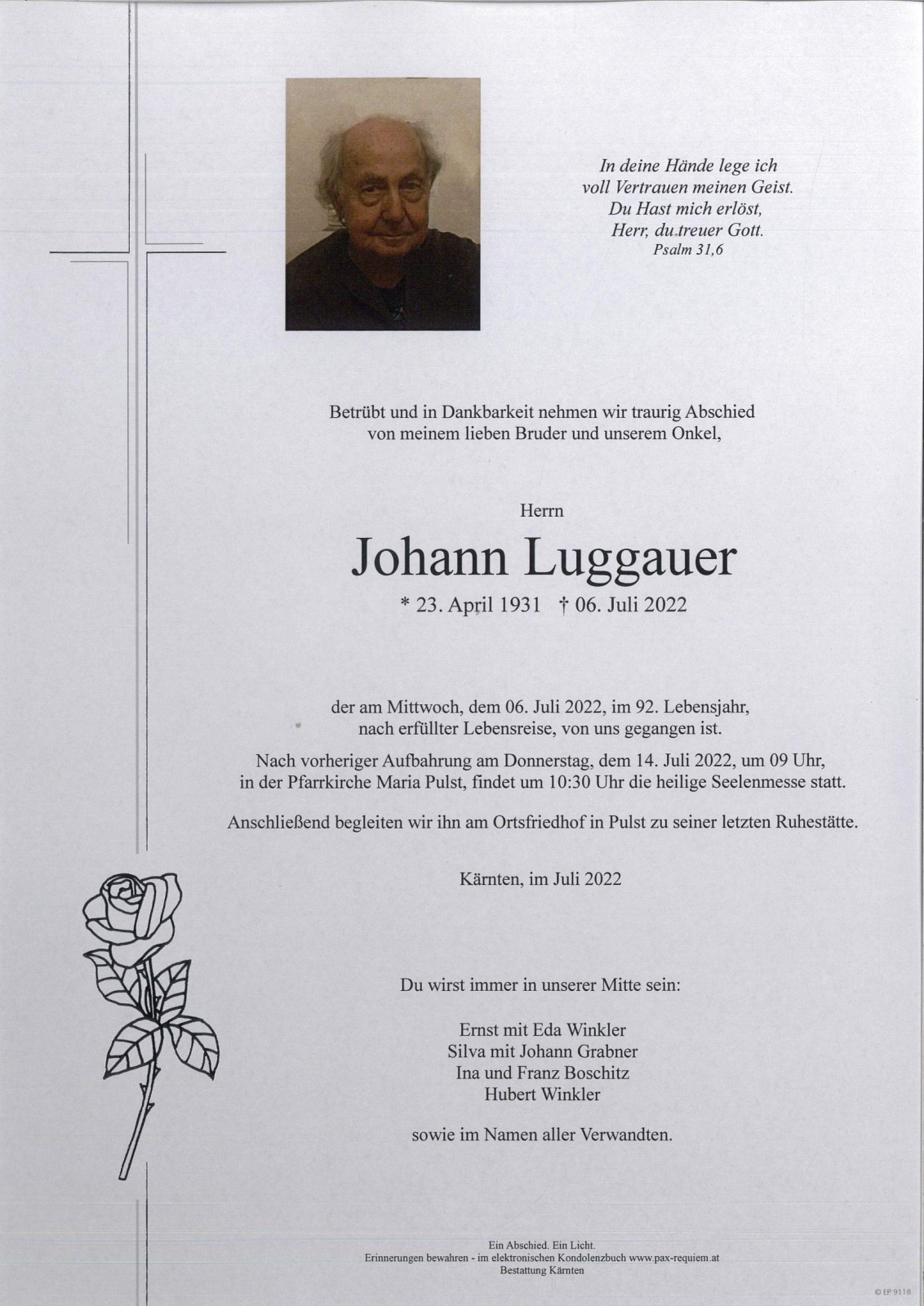 Parte Johann Luggauer