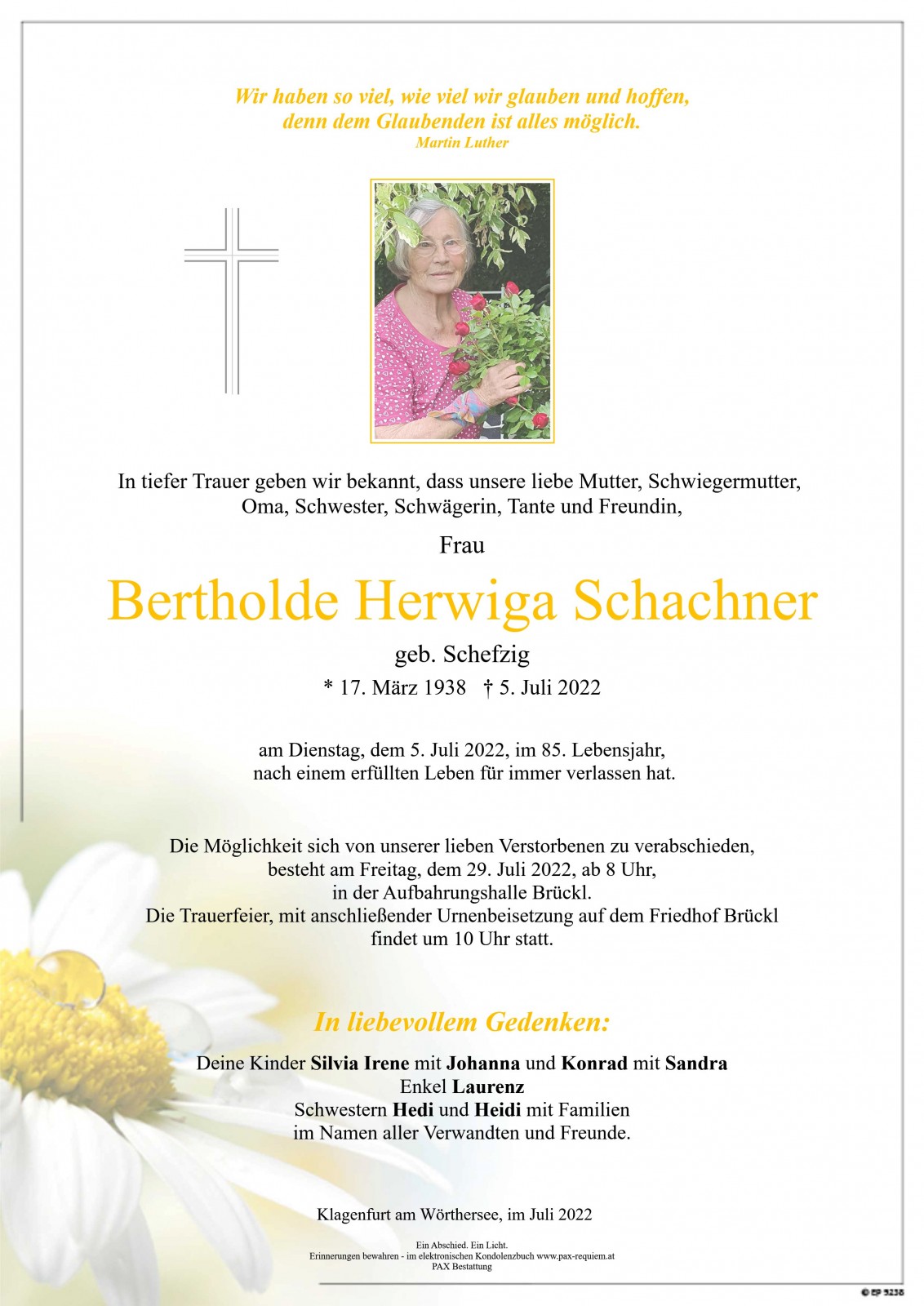 Parte Bertholde Herwiga Schachner