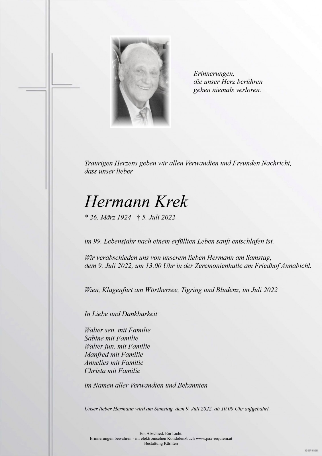 Parte Hermann Krek