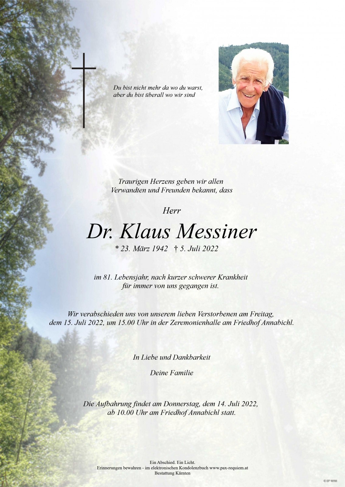 Parte Dr. Klaus Messiner