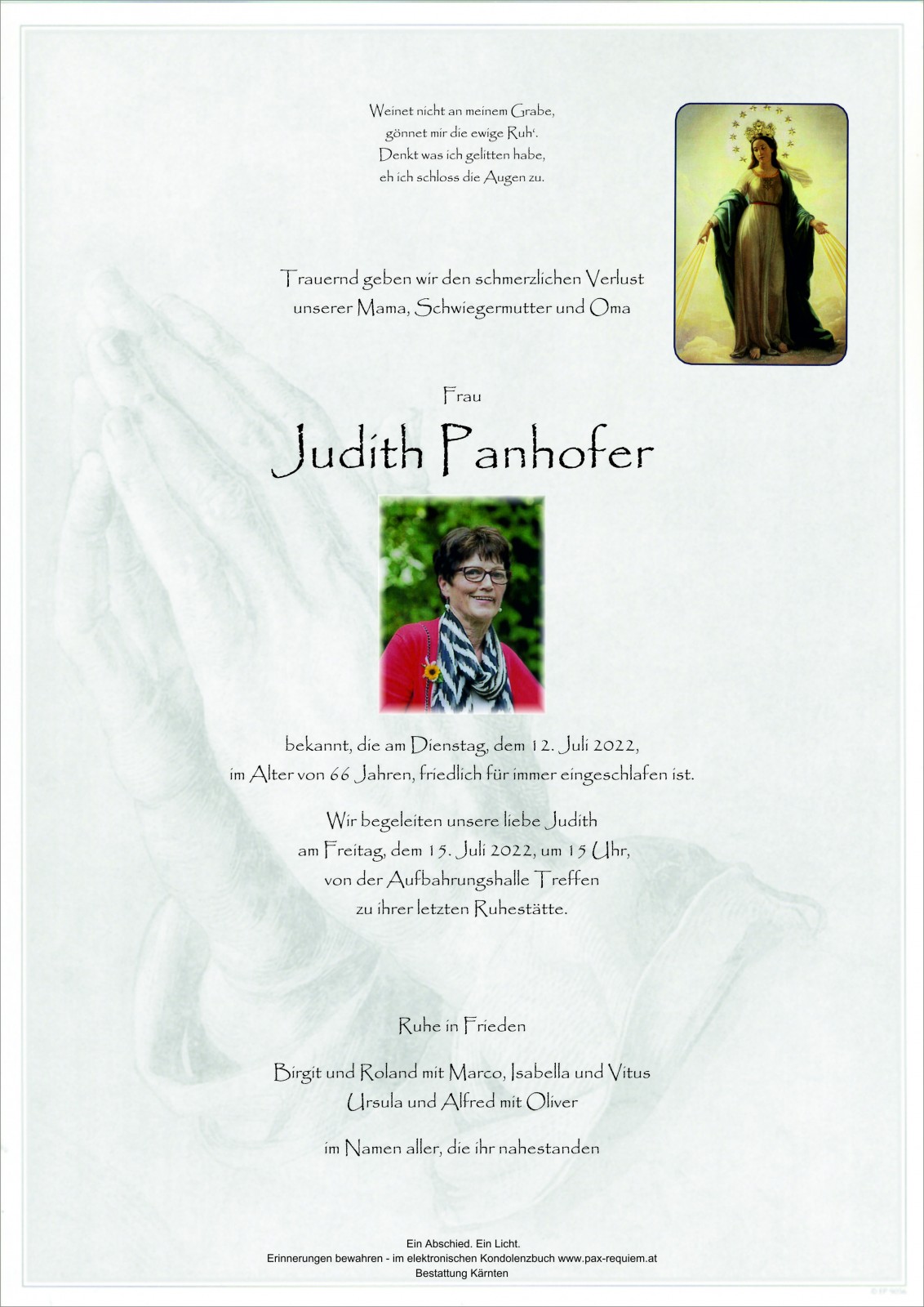 Parte Judith Panhofer