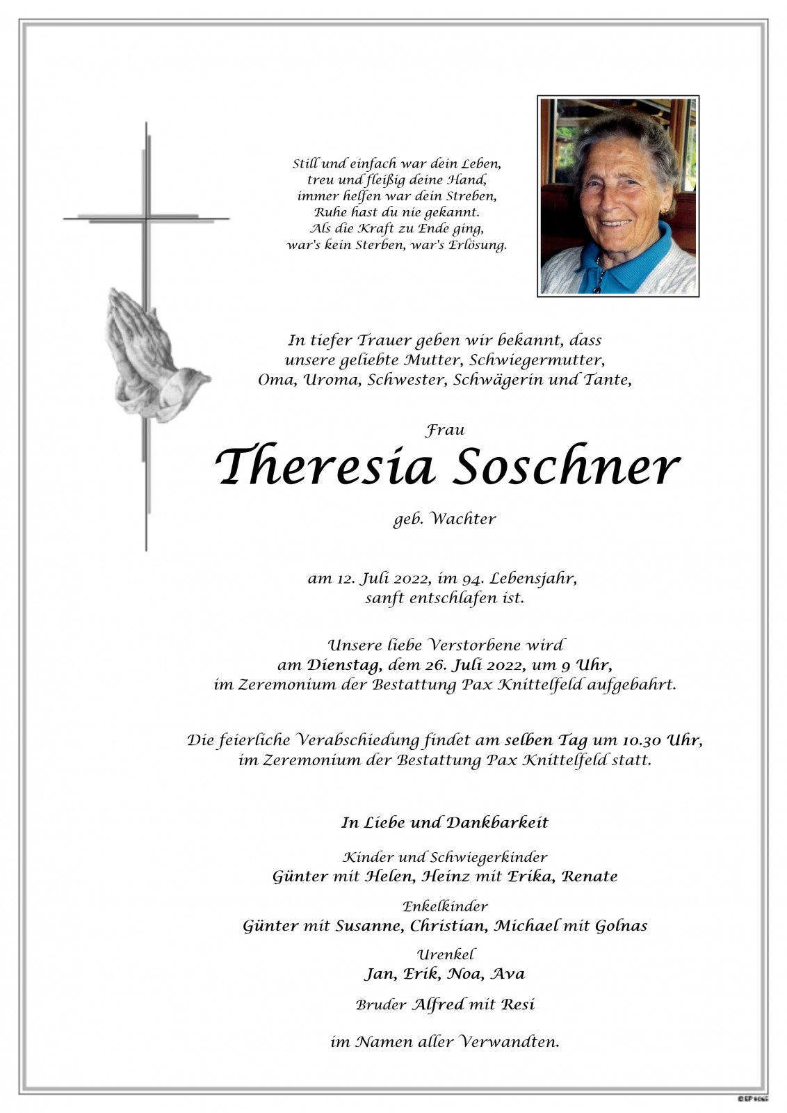 Parte Theresia Soschner