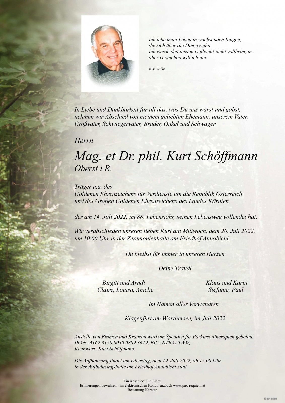 Parte Mag. Dr. Kurt Schöffmann