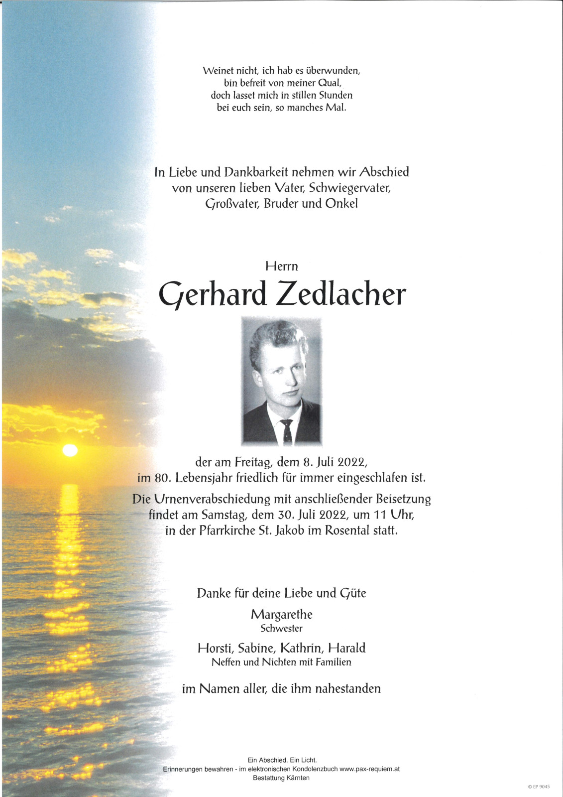 Parte Gerhard Zedlacher