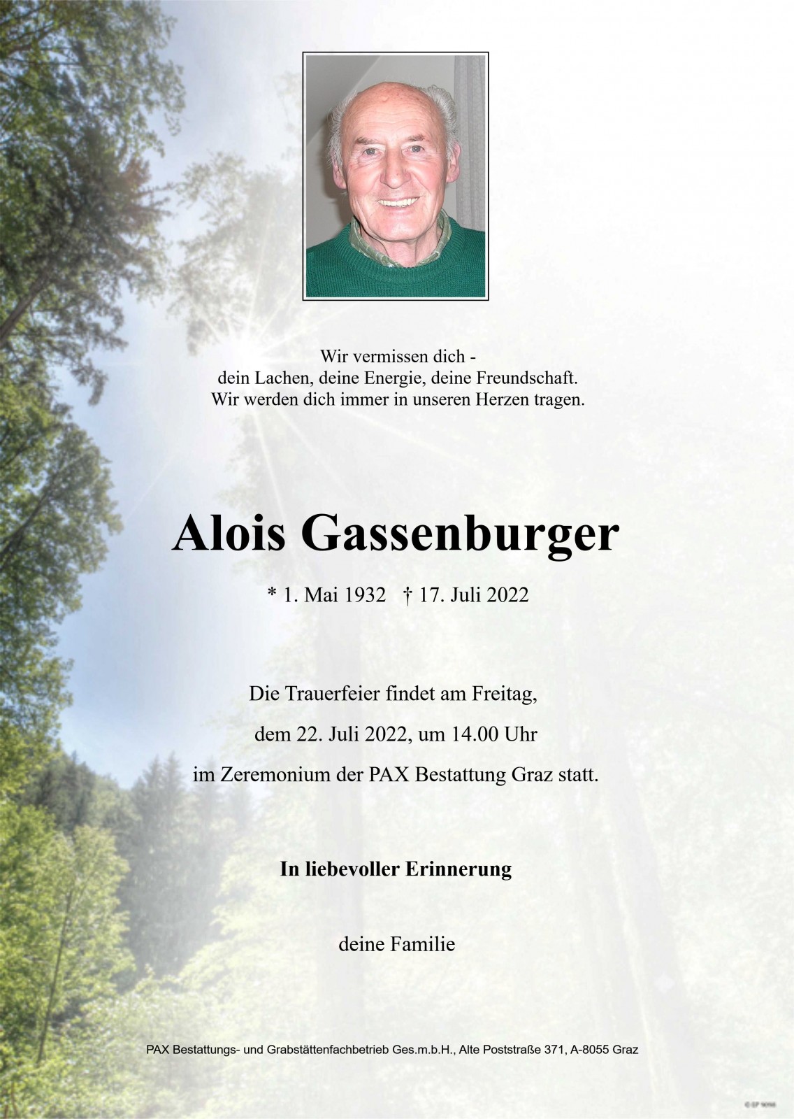 Parte Alois Gassenburger