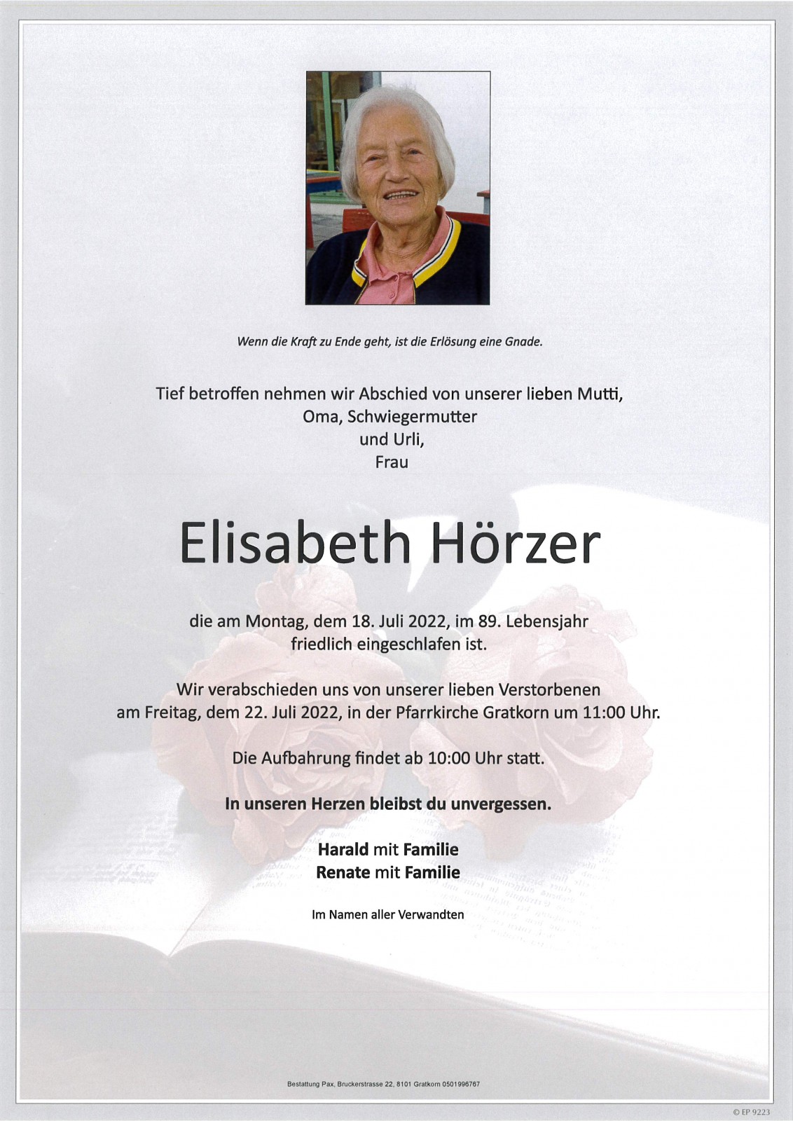 Parte Elisabeth Hörzer