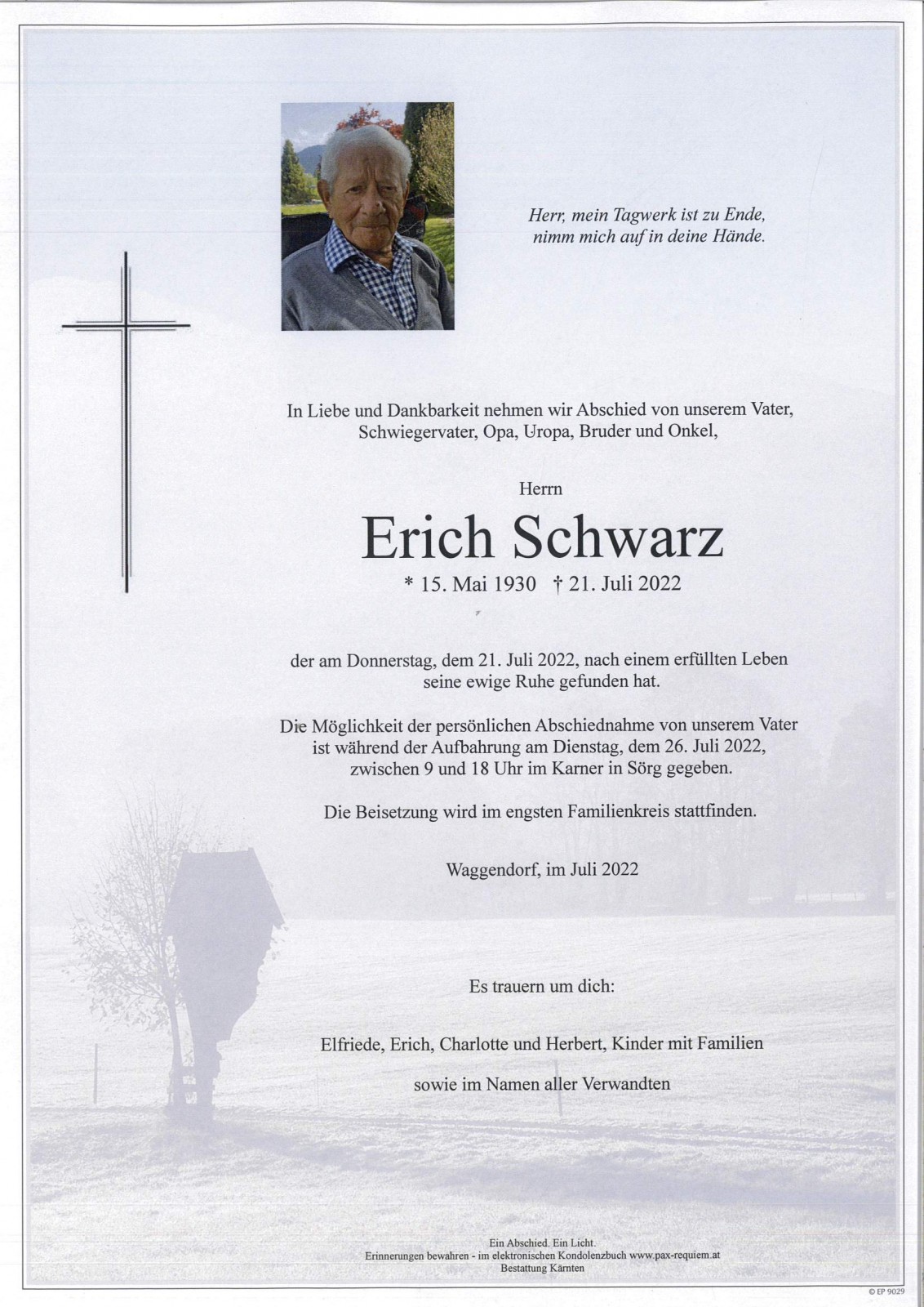 Parte Erich Schwarz