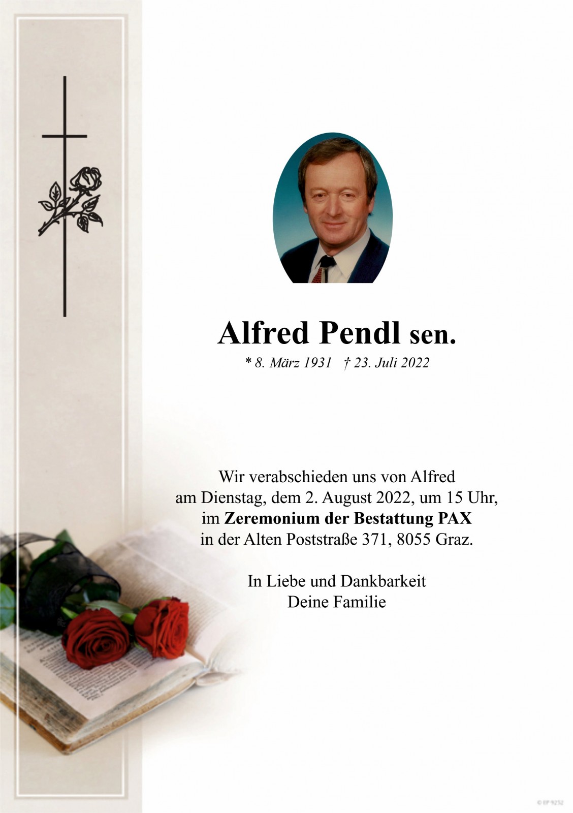 Parte Alfred Pendl sen.