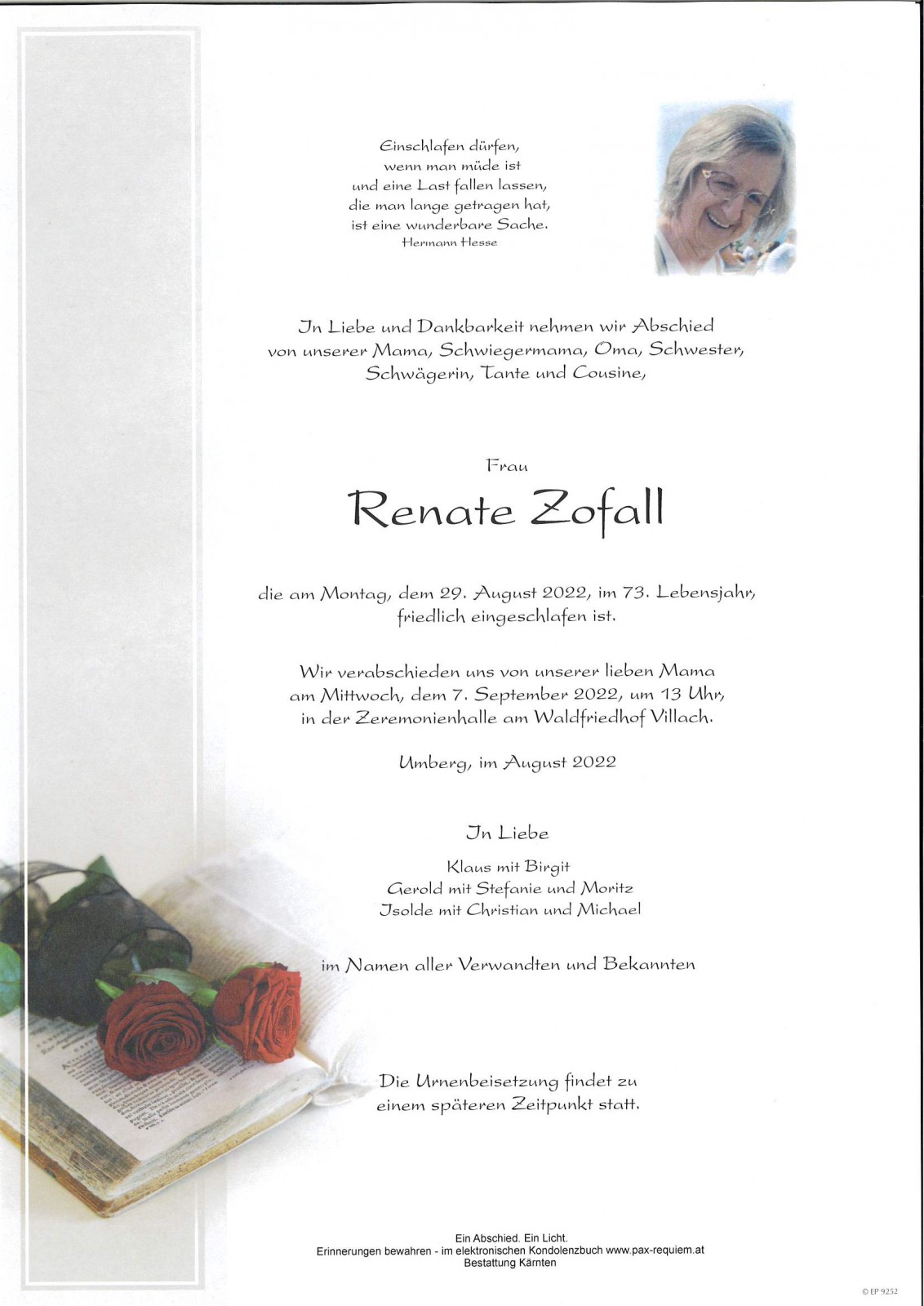 Parte Renate Zofall