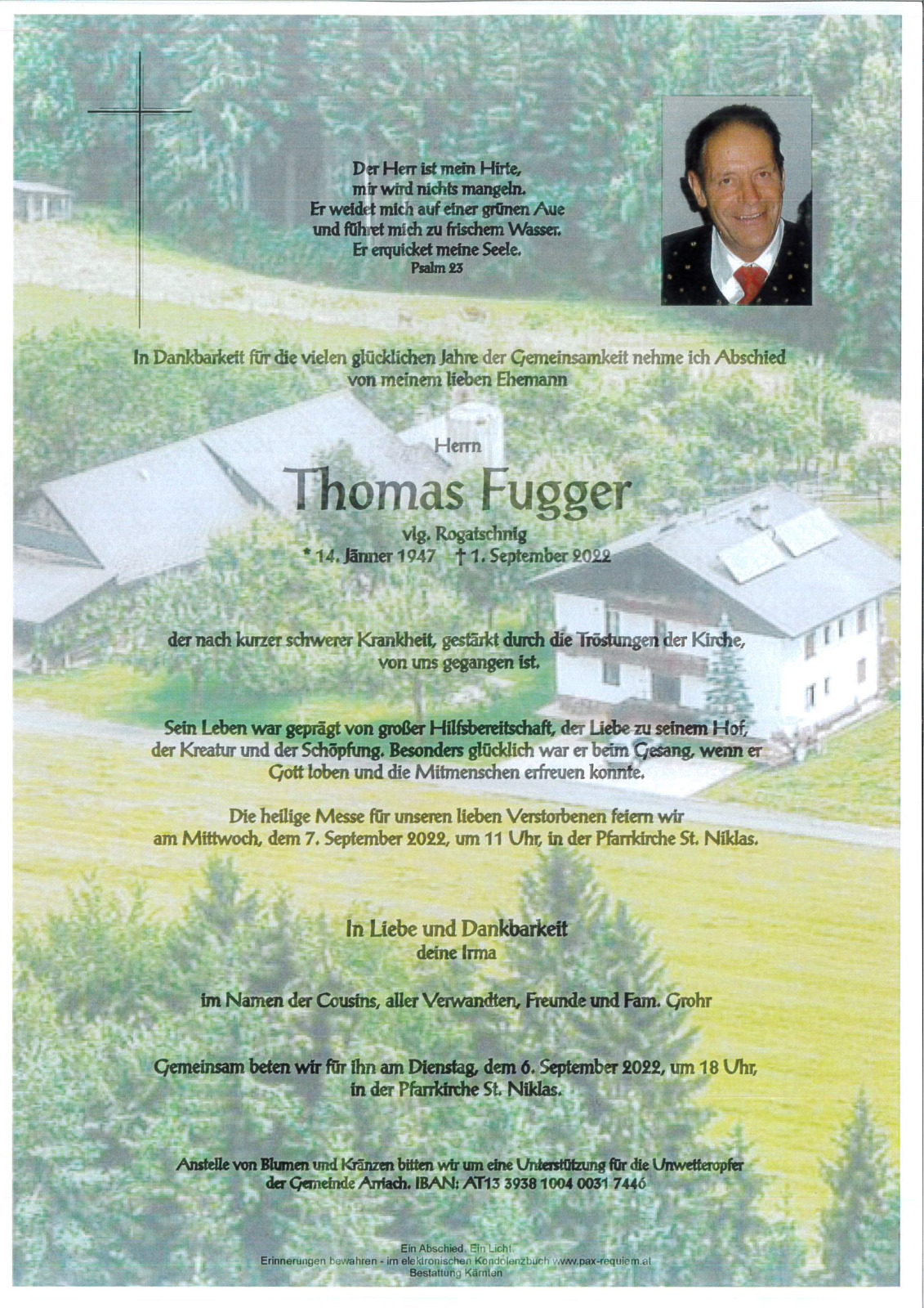 Parte Thomas Fugger, vlg. Rogatschnig