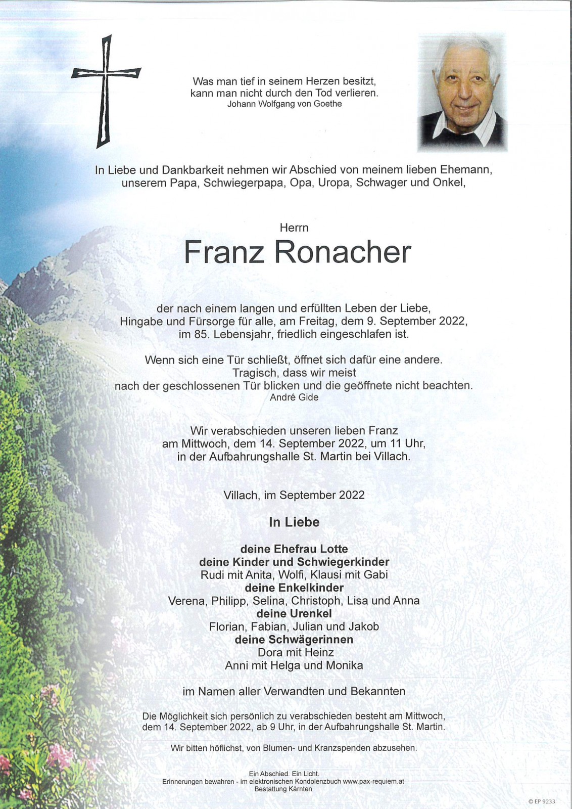 Parte Franz Ronacher