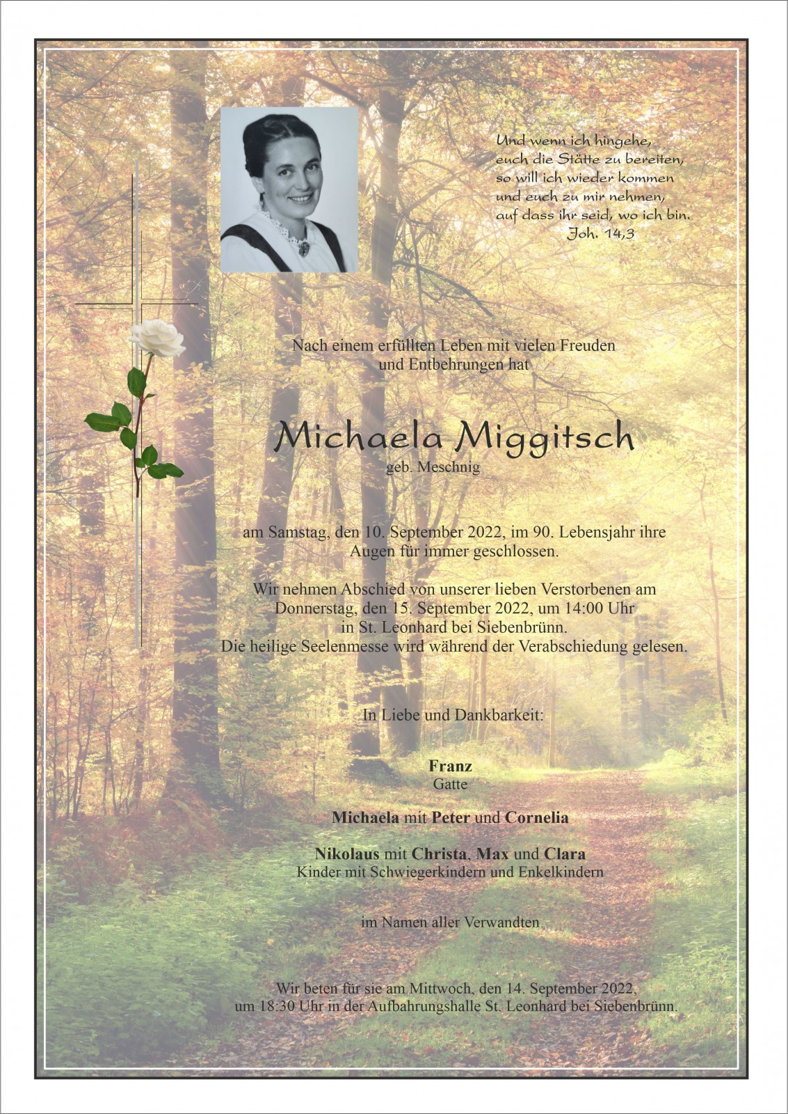 Parte Michaela Miggitsch, geb. Meschnig