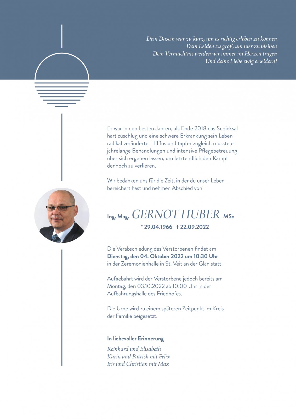 Parte Ing. Mag. Gernot Huber MSc