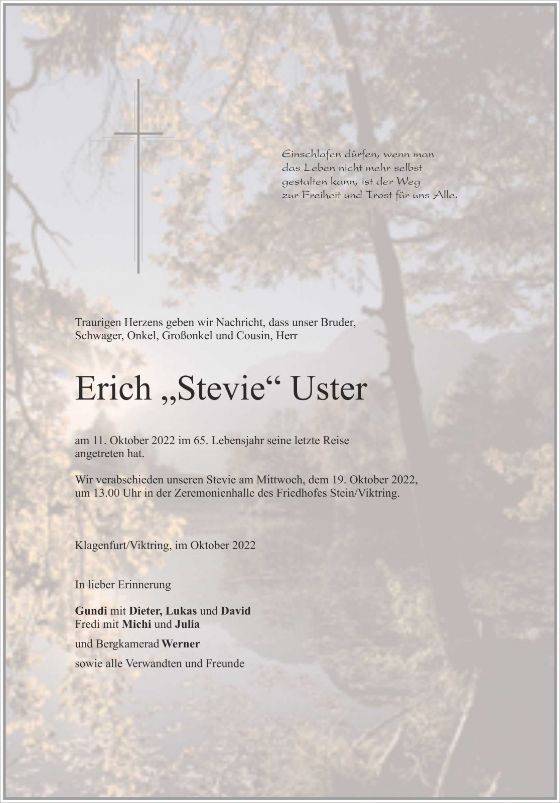 Parte Erich"Stevie" Uster