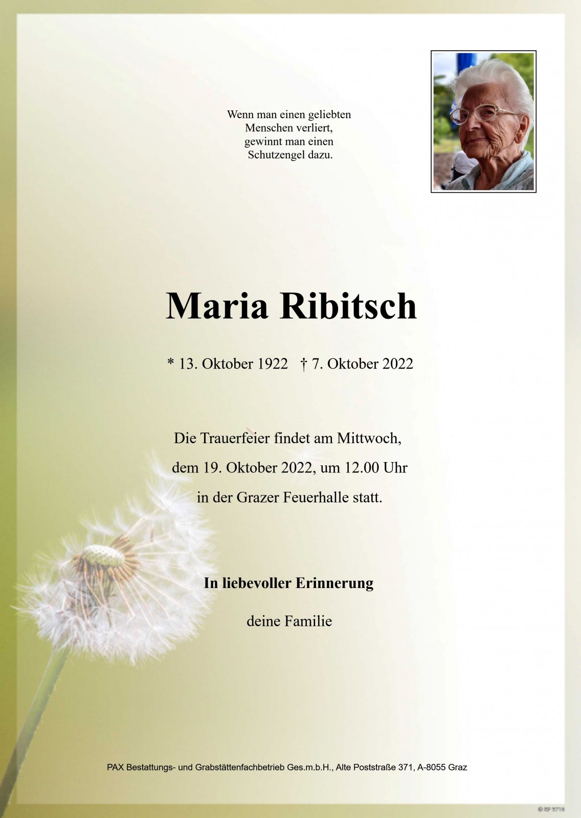 Parte Maria Ribitsch