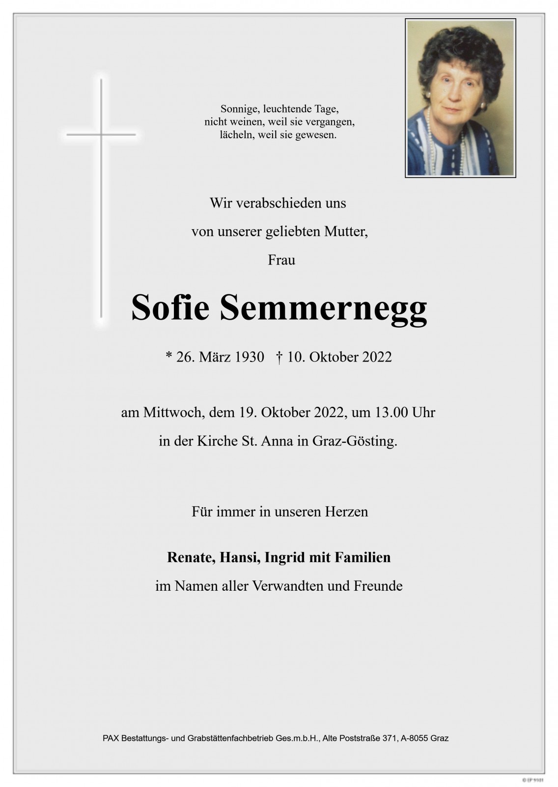 Parte Sofie Semmernegg