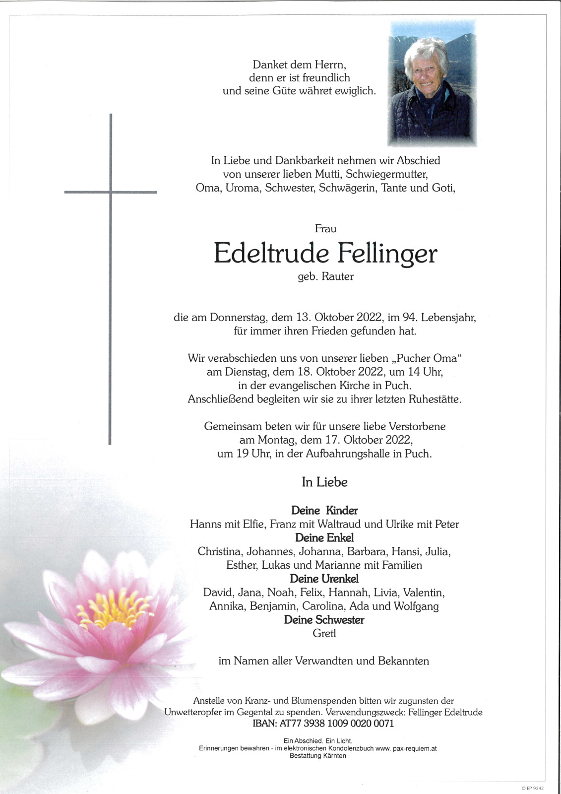 Parte Edeltrude Fellinger