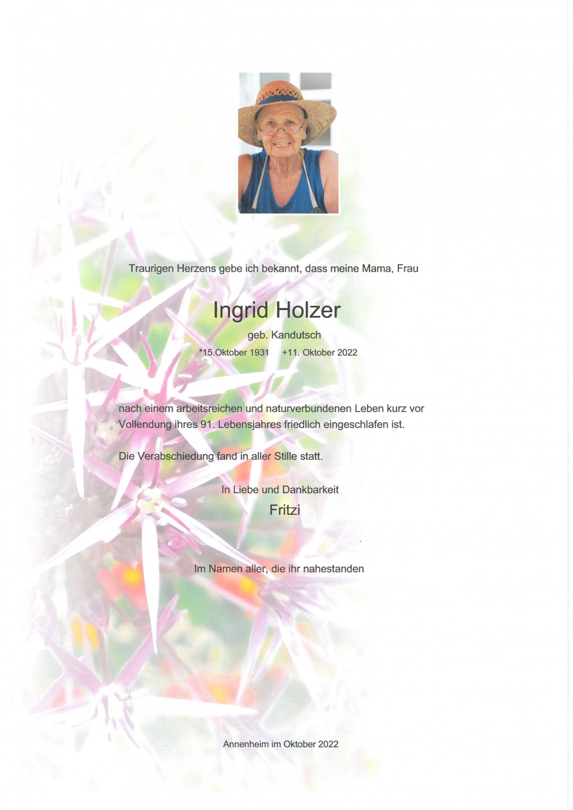 Parte Ingrid Holzer