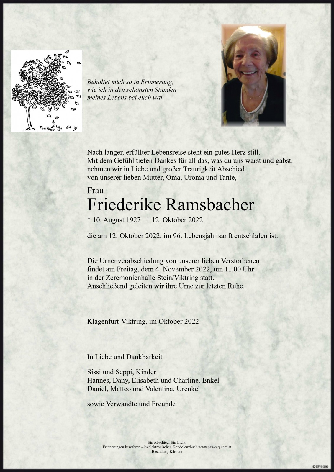 Parte Friederike Ramsbacher