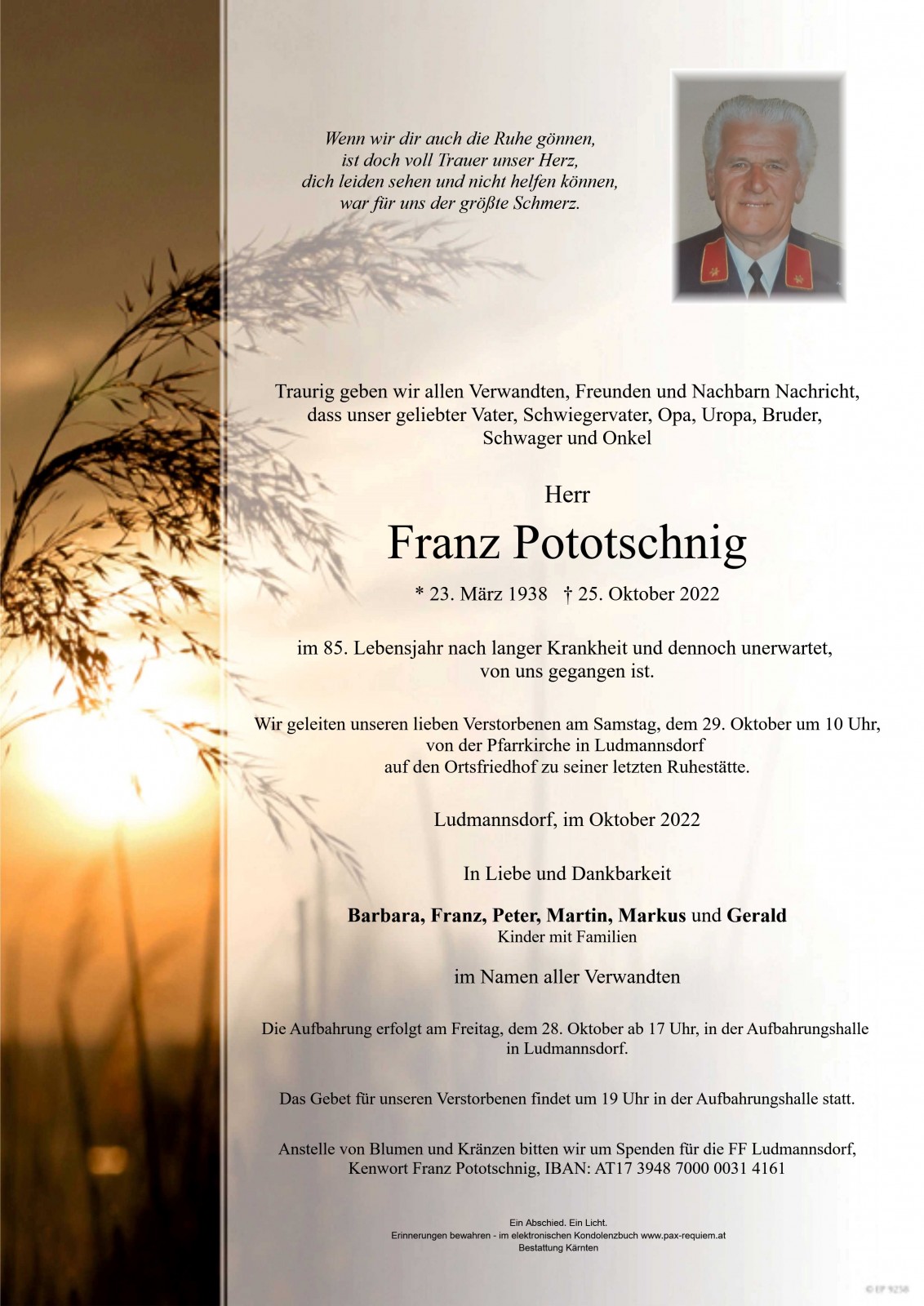 Parte Franz Pototschnig