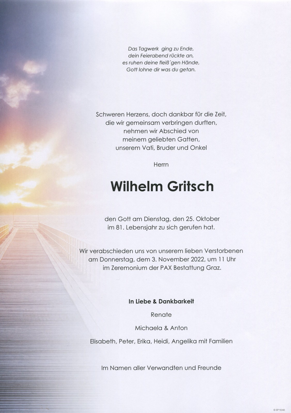 Parte Wilhelm Gritsch