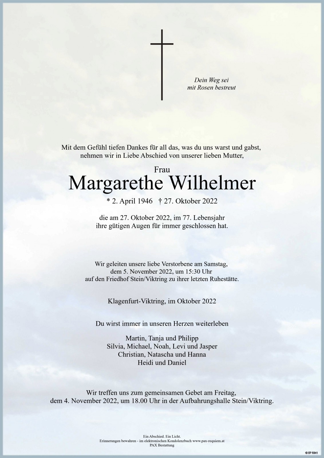 Parte Margarethe Wilhelmer