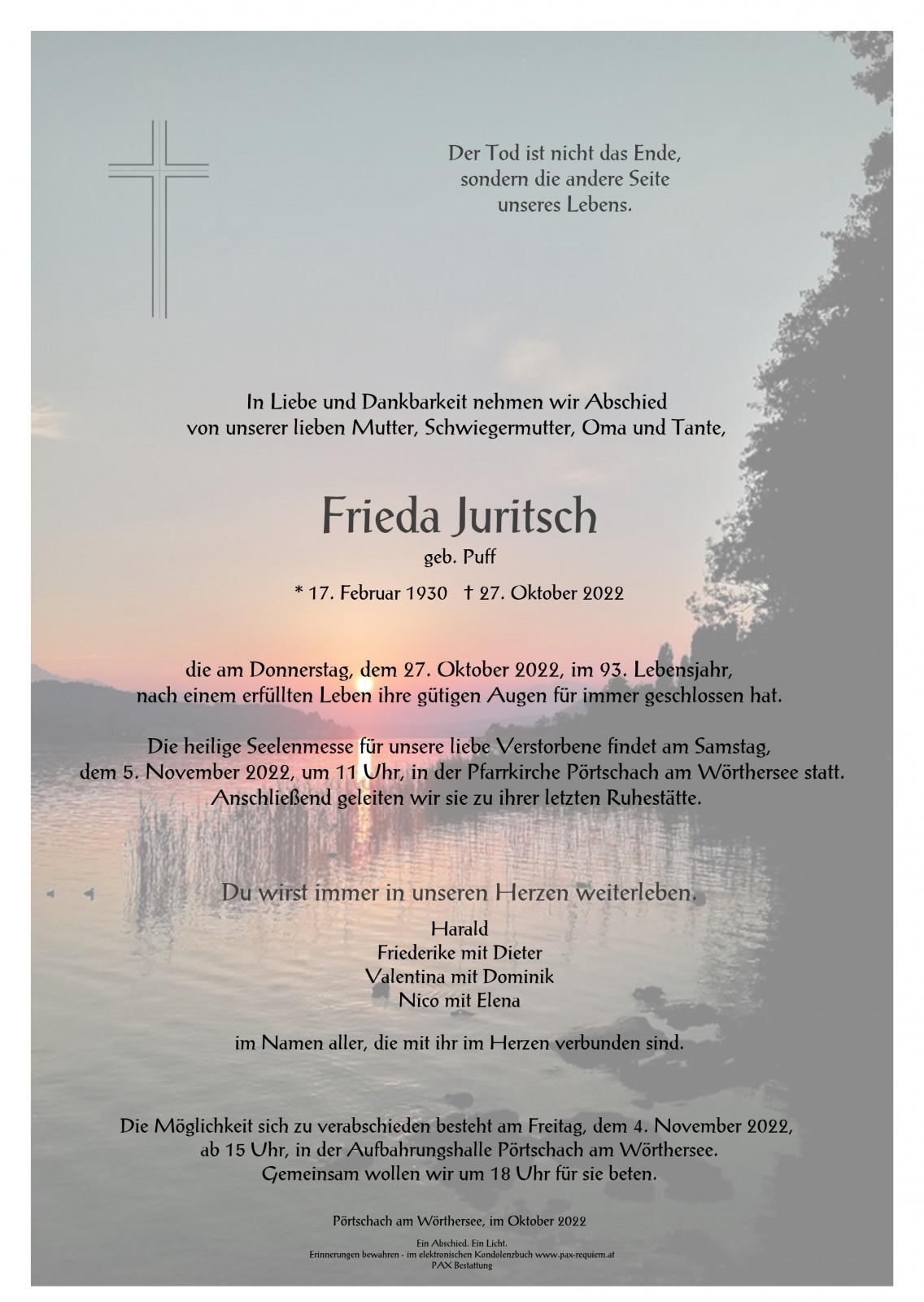 Parte Frieda Juritsch