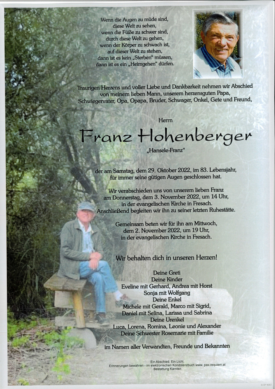 Parte Franz Hohenberger