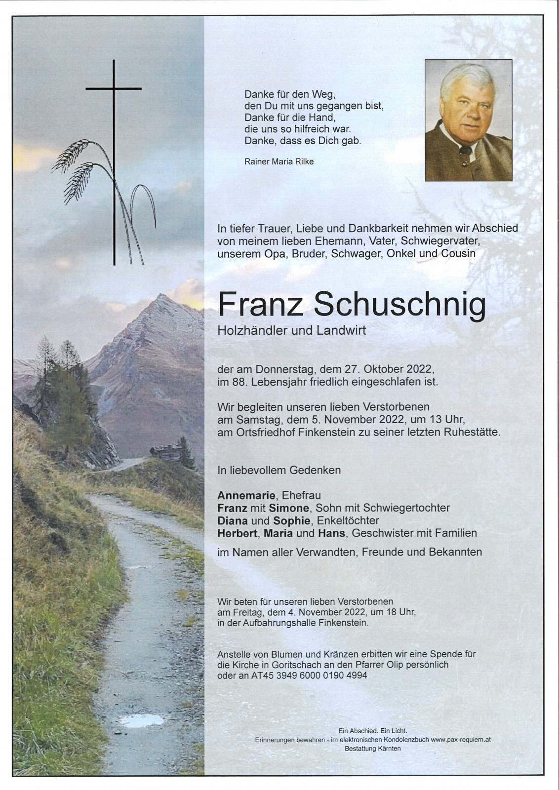 Parte Franz Schuschnig