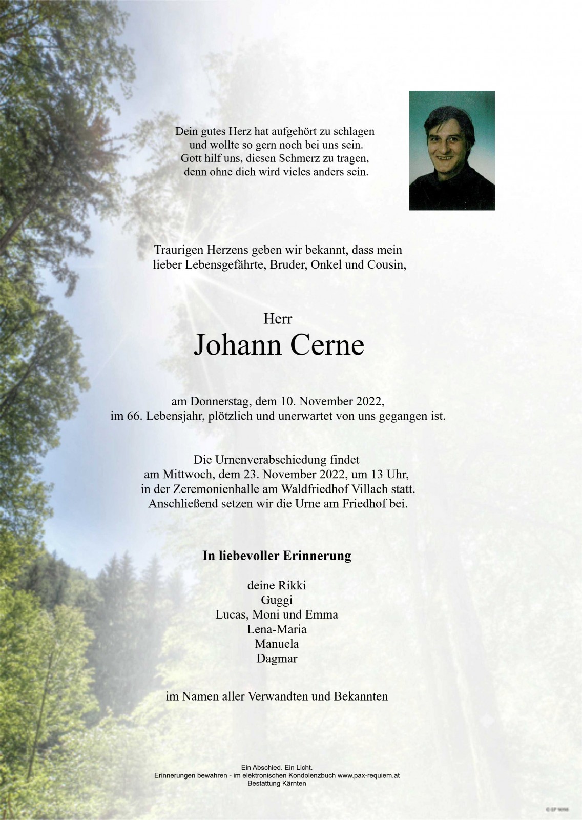 Parte Johann Cerne