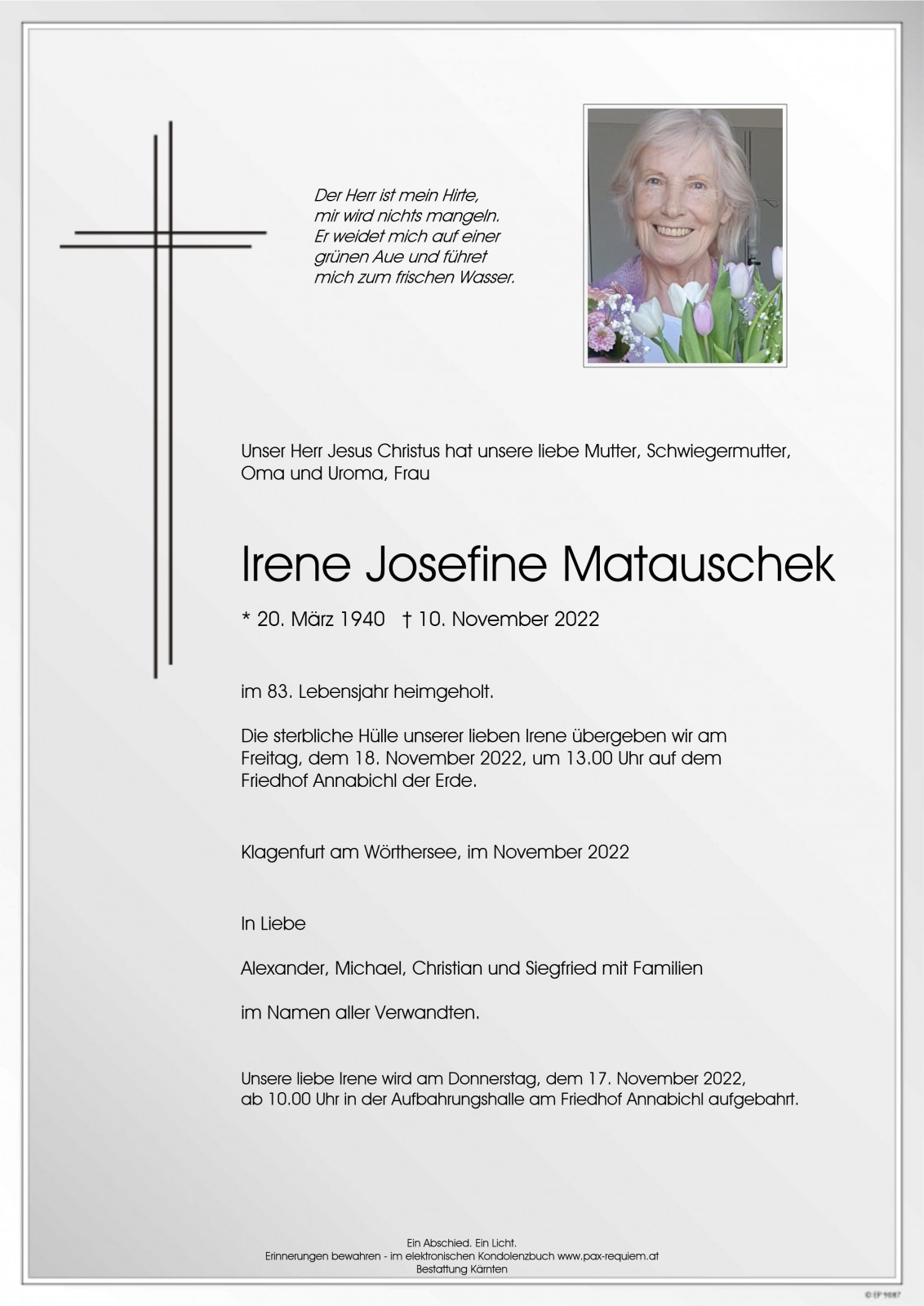 Parte Irene Josefine Matauschek