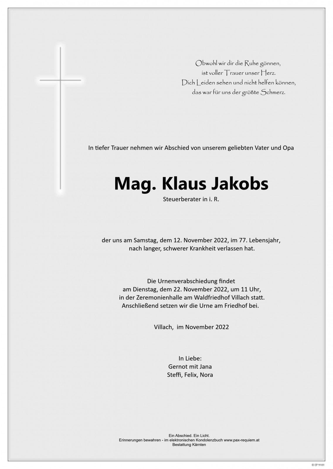 Parte Mag. Klaus Jakobs