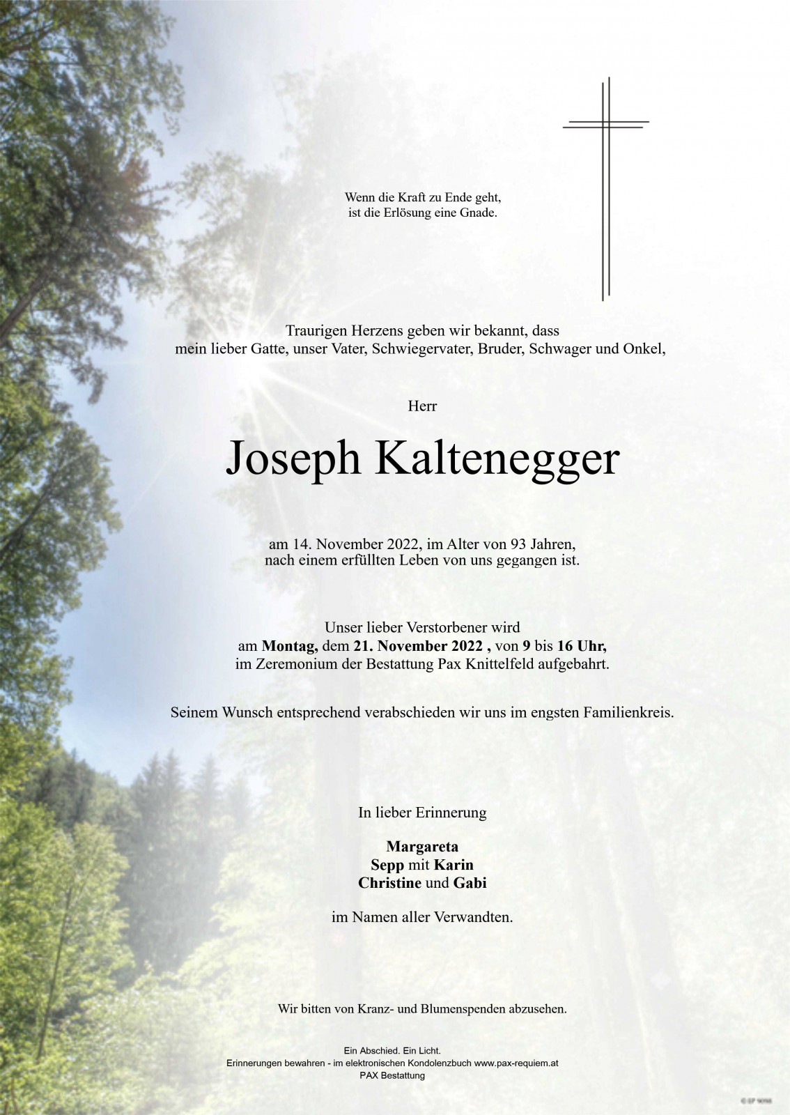 Parte Joseph Kaltenegger