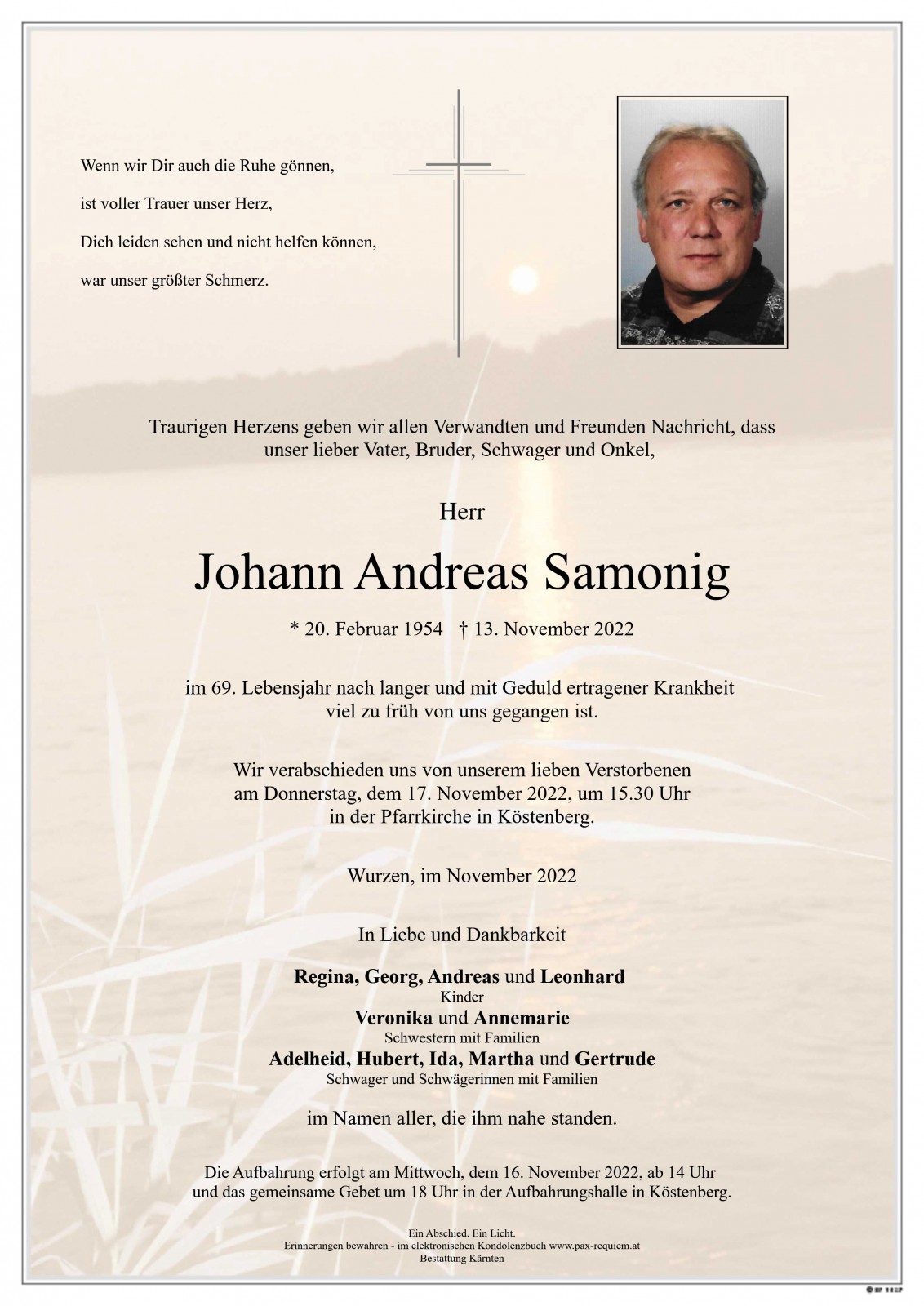 Parte Johann Andreas Samonig