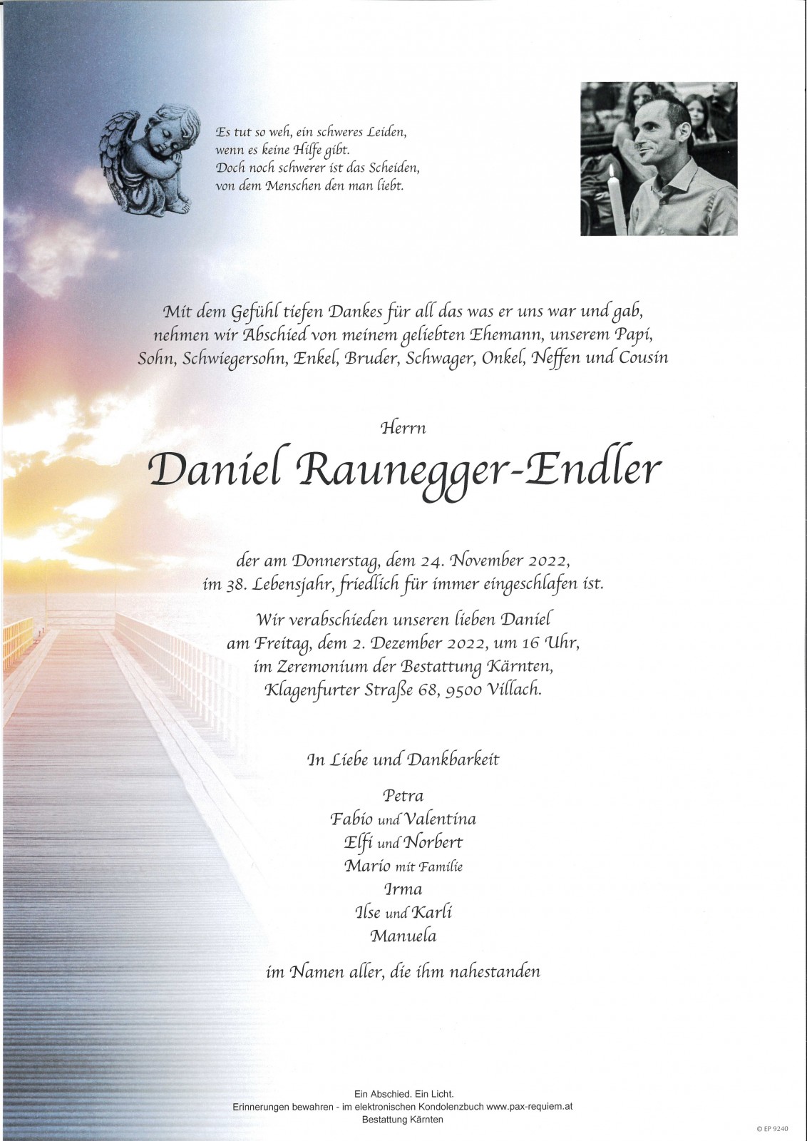 Parte Daniel Raunegger-Endler