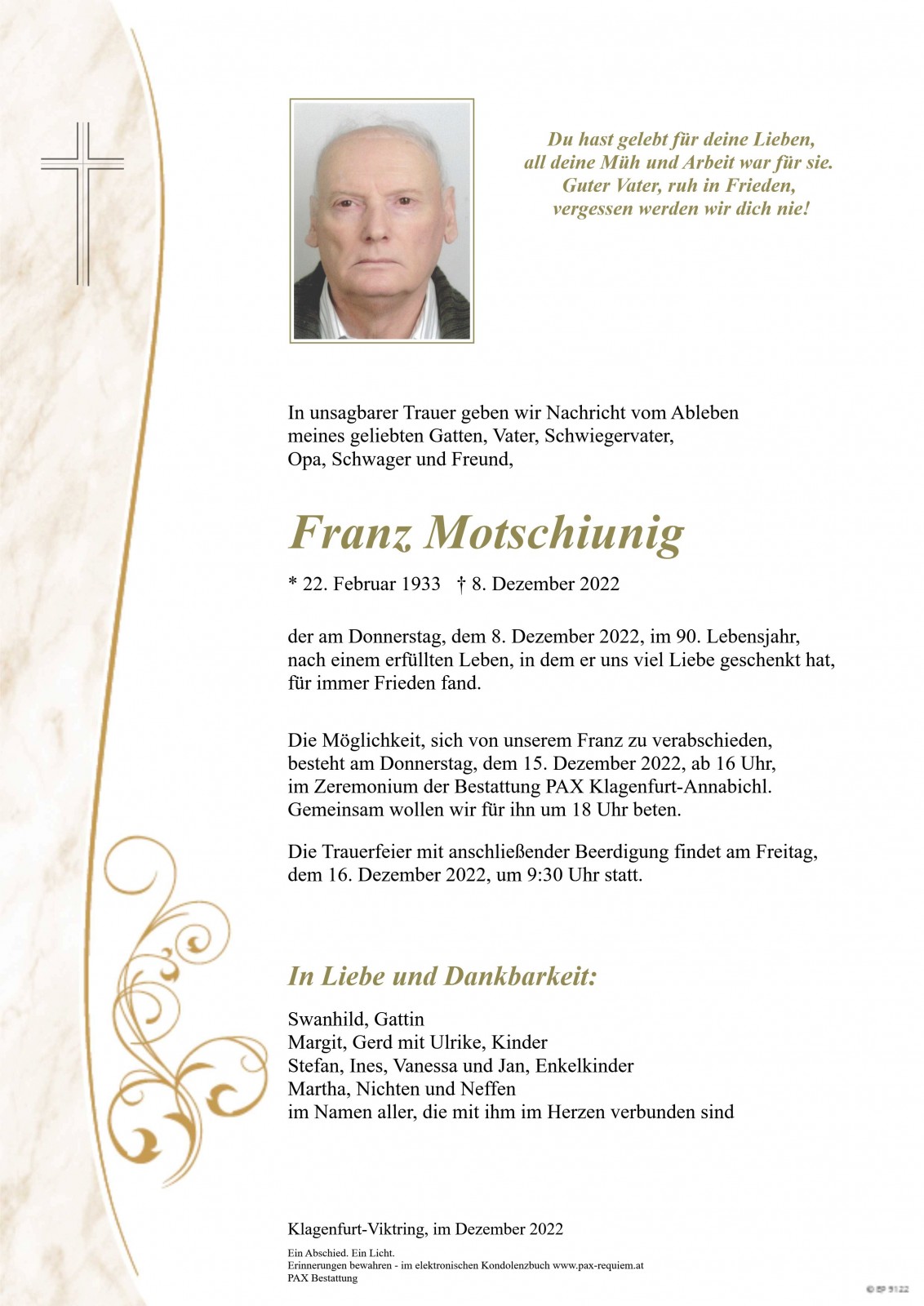 Parte Franz Motschiunig