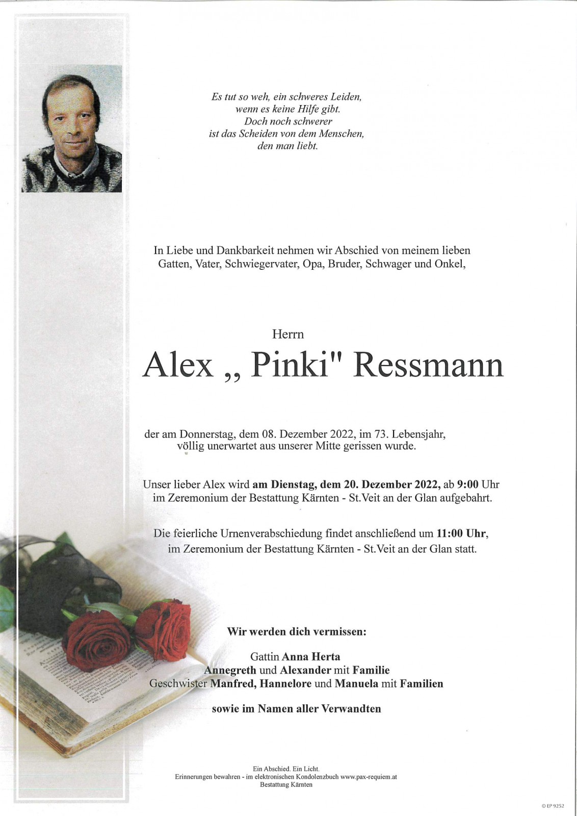 Parte Alex " Pinki" Ressmann