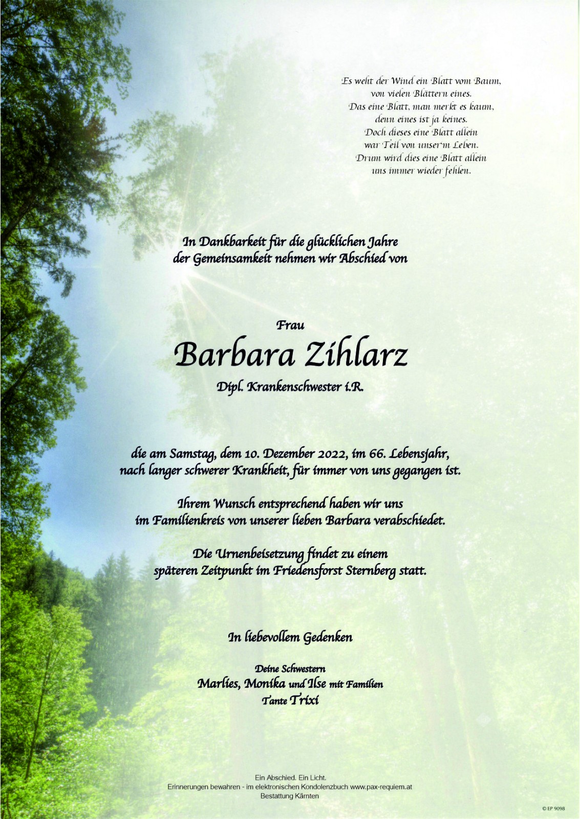 Parte Barbara Zihlarz