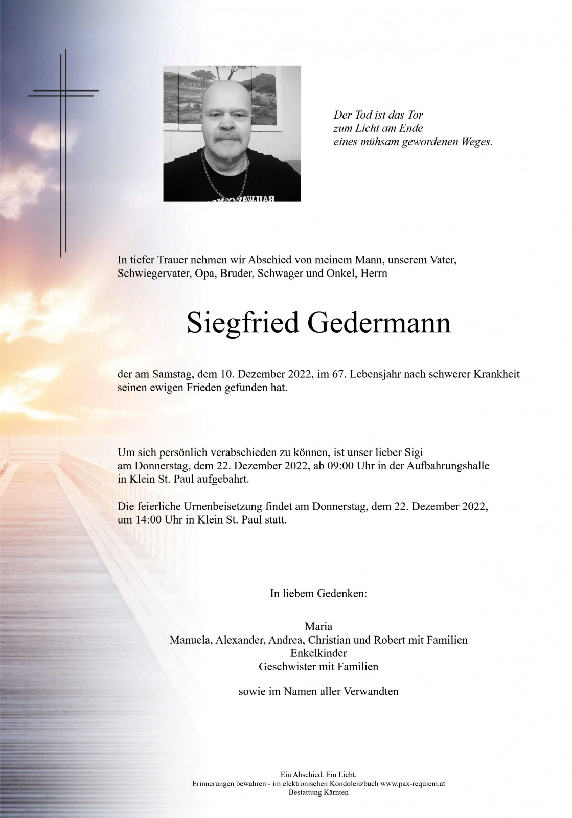 Parte Siegfried Gedermann